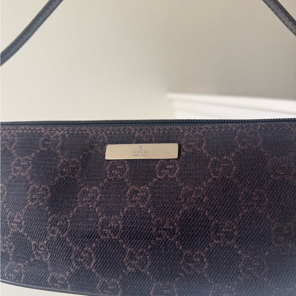 Authentic Gucci GG Canvas Brown 07198 Accessory Pouch/pochette - Picture 3 of 15